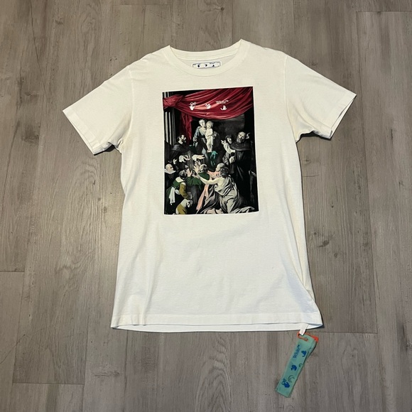 Off White Shirts Offwhite Co Virgil Abloh Main Label White